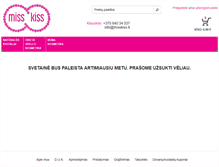 Tablet Screenshot of misskiss.lt
